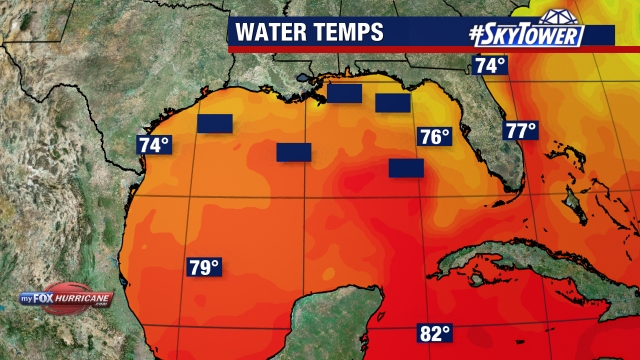 Gulf of Mexico Sea Surface Temperatures