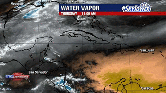 Tropical Depression #2 Water Vapor Satellite