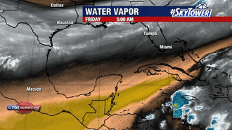 Tropical Depression #2 Water Vapor Satellite